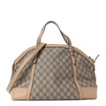 Gucci GG Supreme Monogram Medium Nice Top Handle Dome Bag Beige