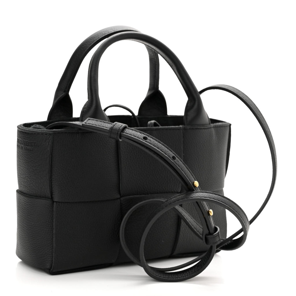 Bottega Veneta Mini Arco Tote - 3/4 angle with shoulder strap
