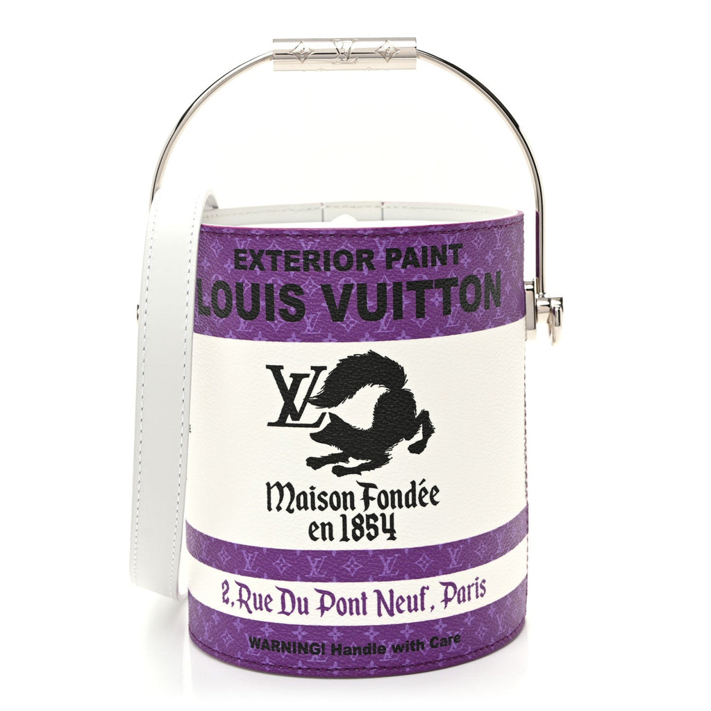Louis Vuitton Monogram LV Paint Can Purple