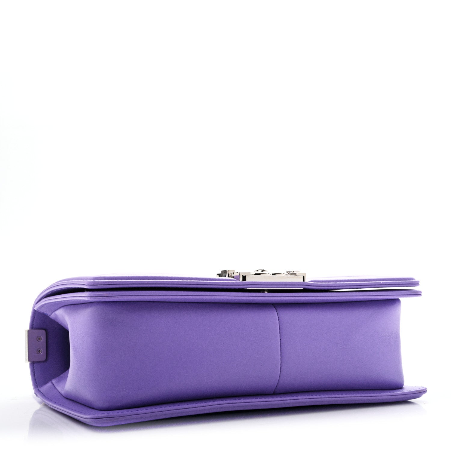 Chanel Calfskin Quilted Medium Boy Flap Purple