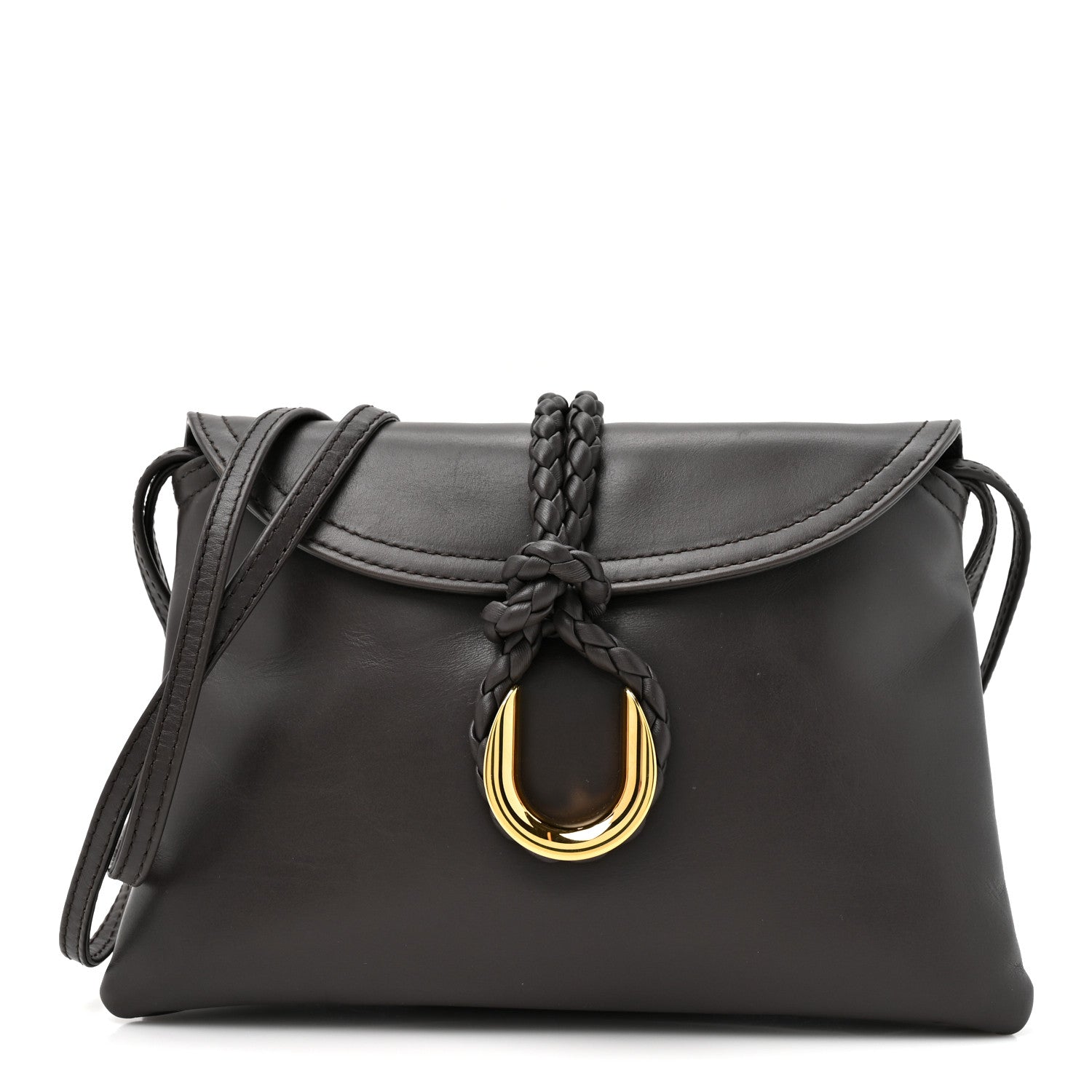 Bottega Veneta Smooth Calfskin Small Liberta Shoulder Bag Fondant