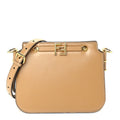 Fendi Vitello King Luxor Touch Shoulder Bag Caramello