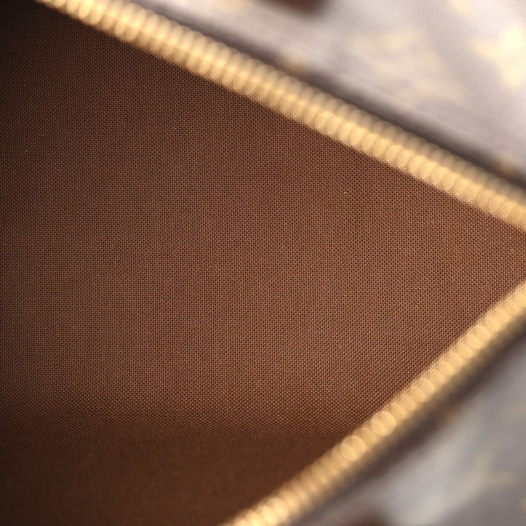 Louis Vuitton Monogram Speedy Bandouliere 25 Brown