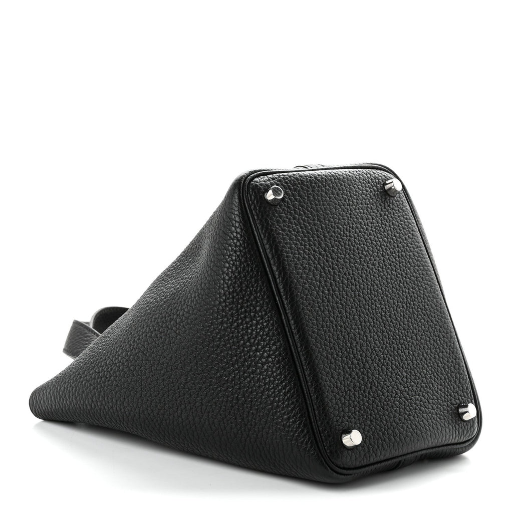 Hermès Taurillon Clemence Picotin Lock 18 PM Black