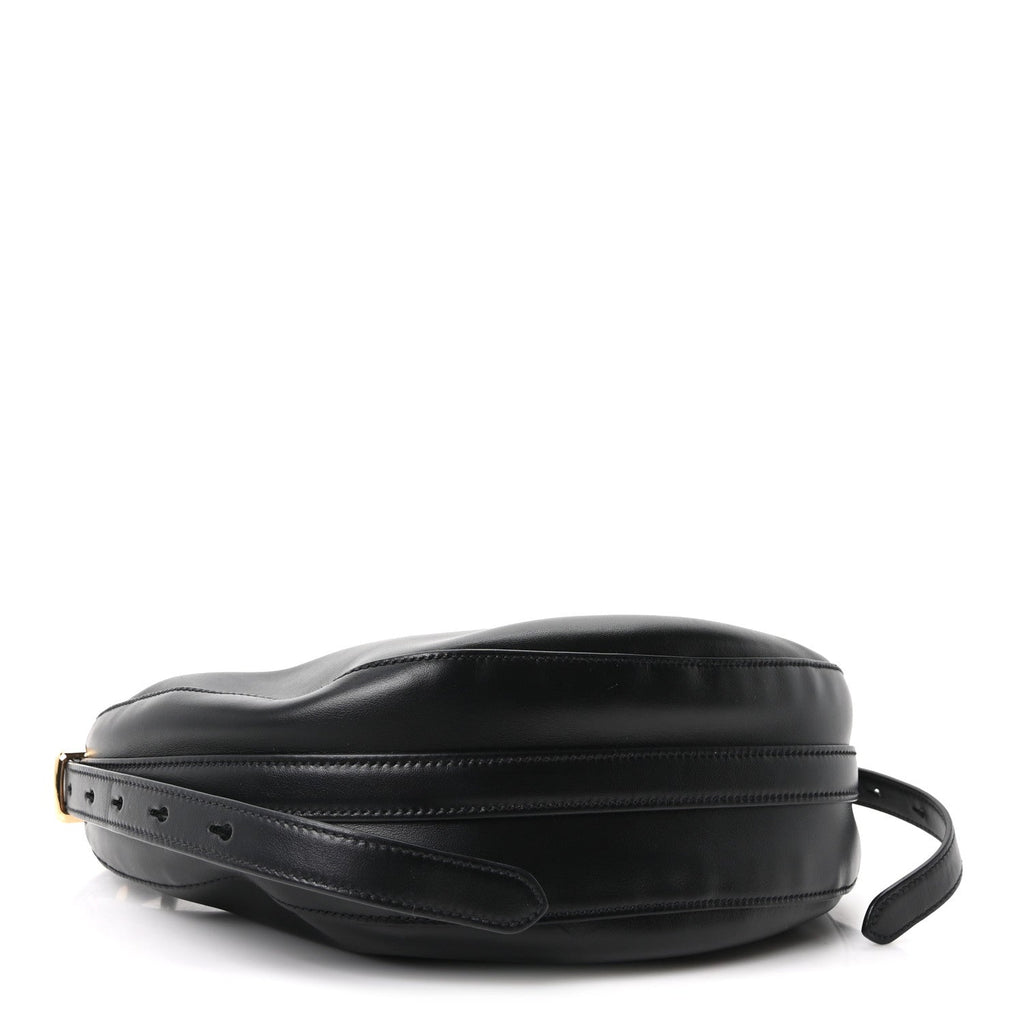 Prada Soft Calfskin Arque Shoulder Bag Black