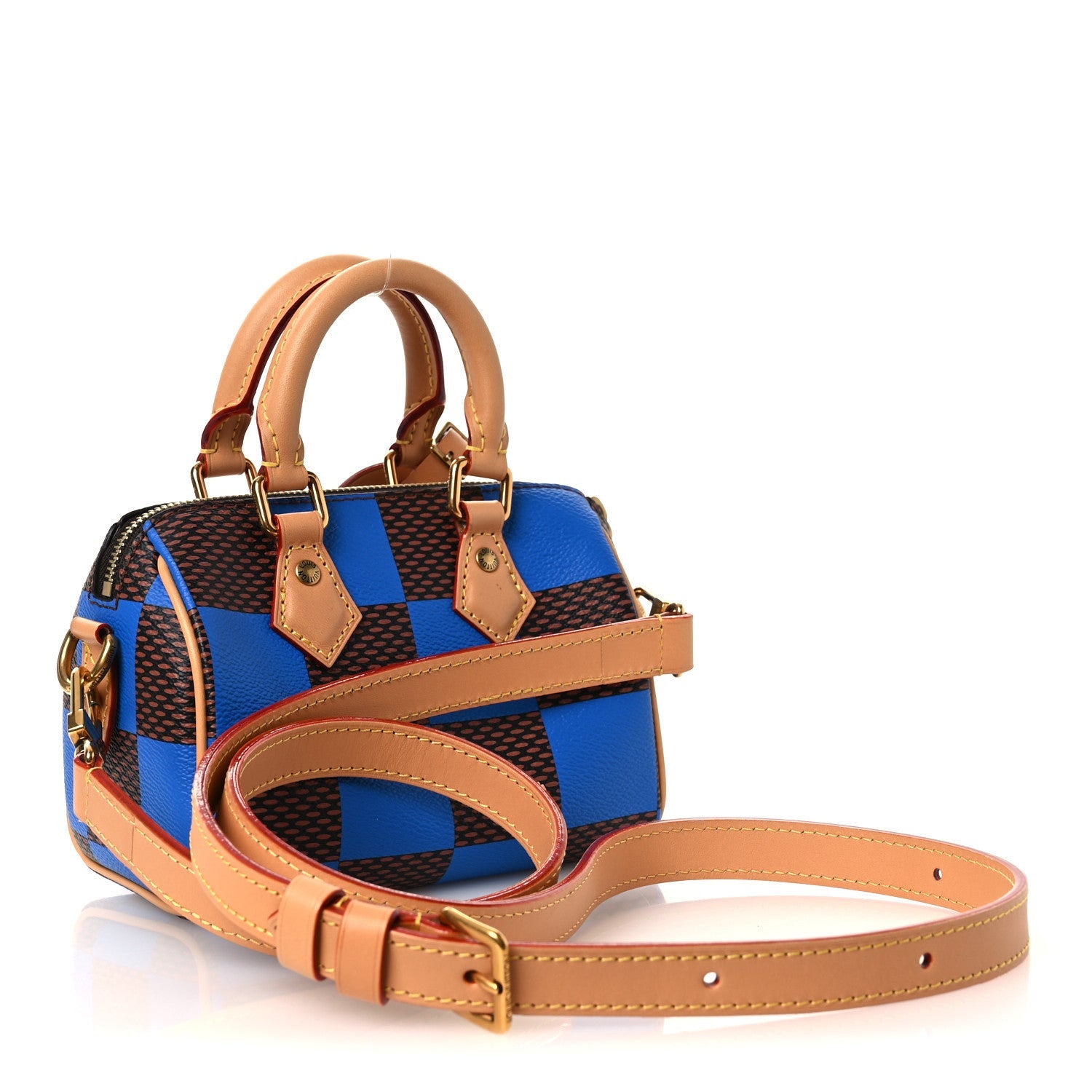 Louis Vuitton Damier Pop Speedy Bandouliere 18 Blue
