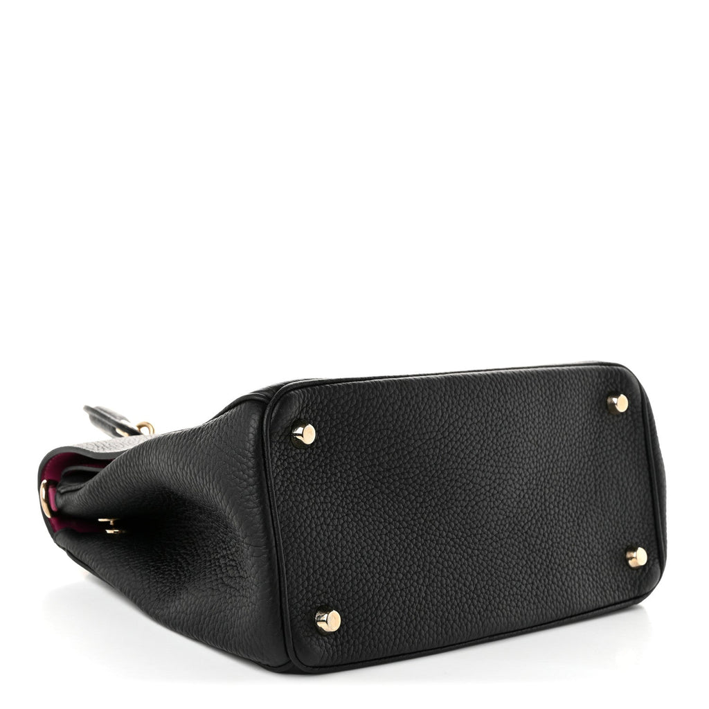 Dior Bullcalf Small Be Dior Flap Black Fraise