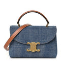 Celine Denim Calfskin Teen Nino Tan