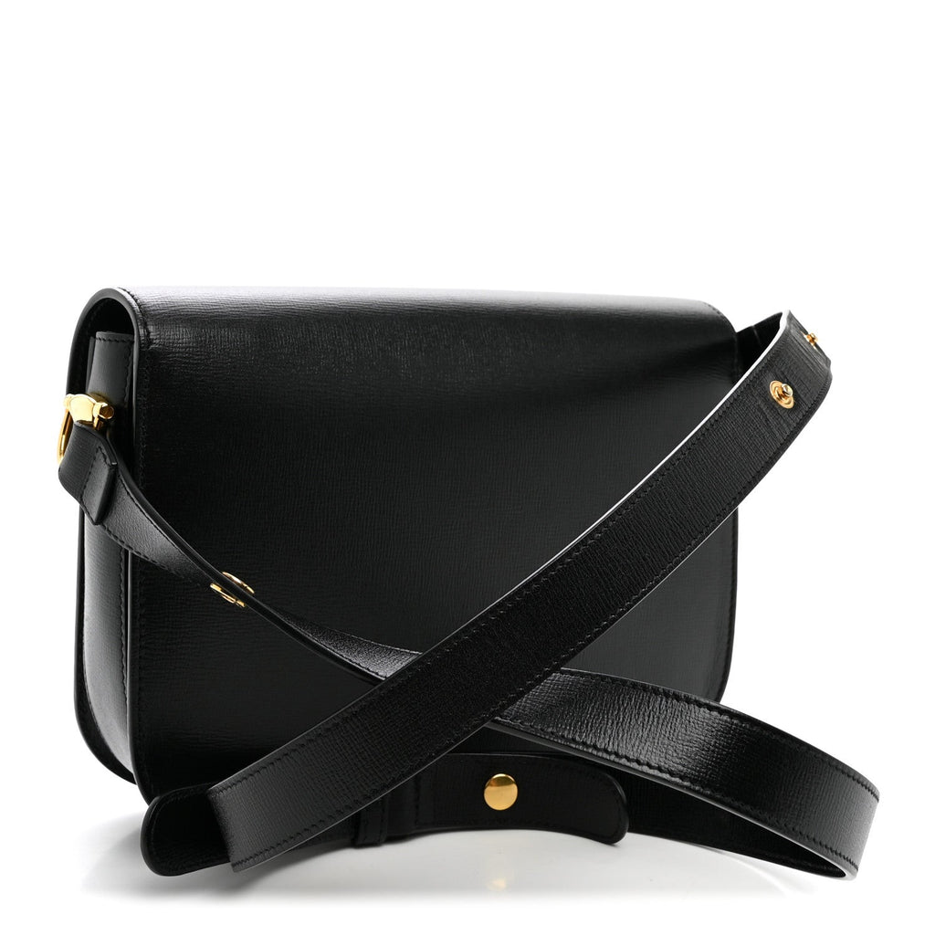 Gucci Azalea Calfskin Horsebit 1955 Shoulder Bag Black