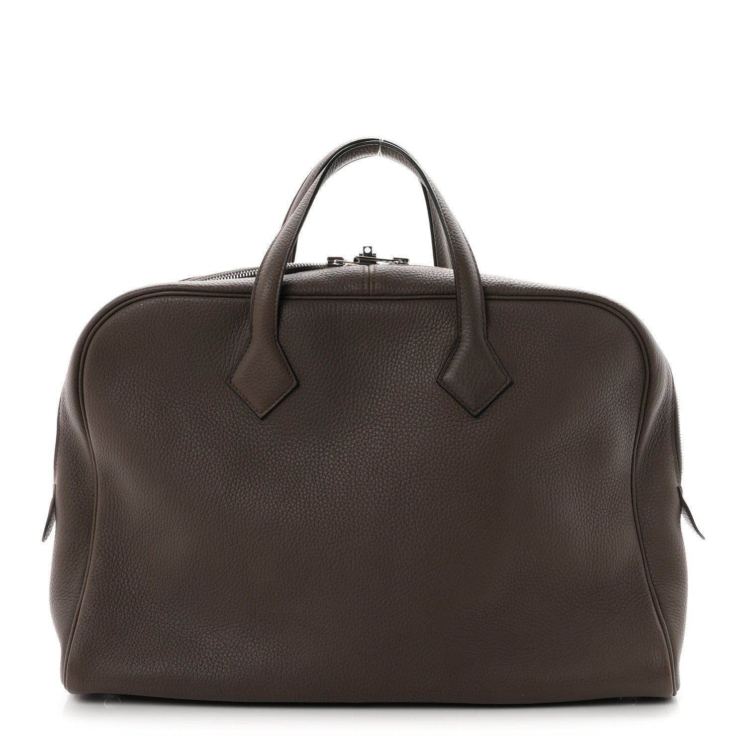 Hermès Taurillon Clemence Victoria II 12H Etoupe