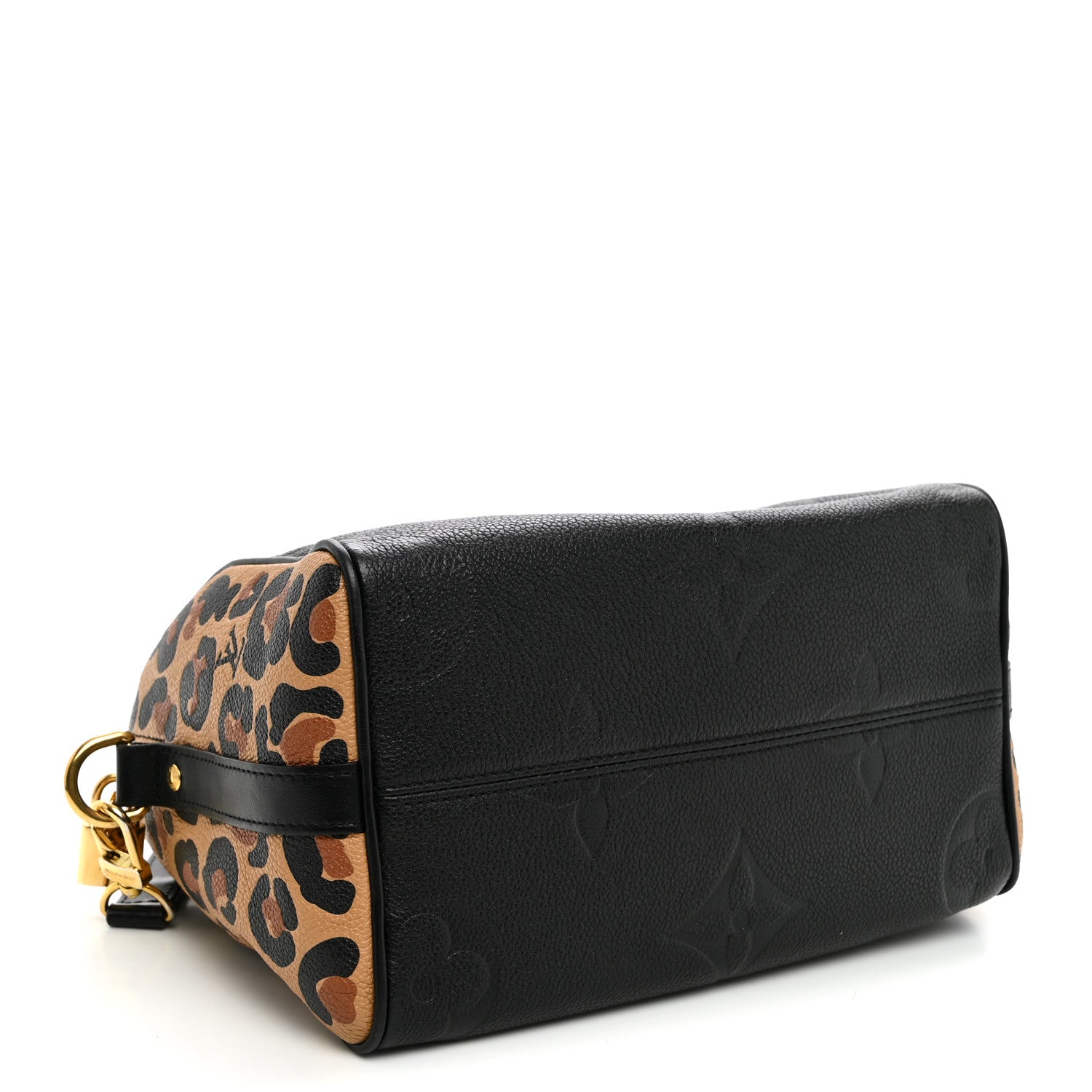 Louis Vuitton Empreinte Monogram Giant Wild At Heart Speedy Bandouliere 25 Black