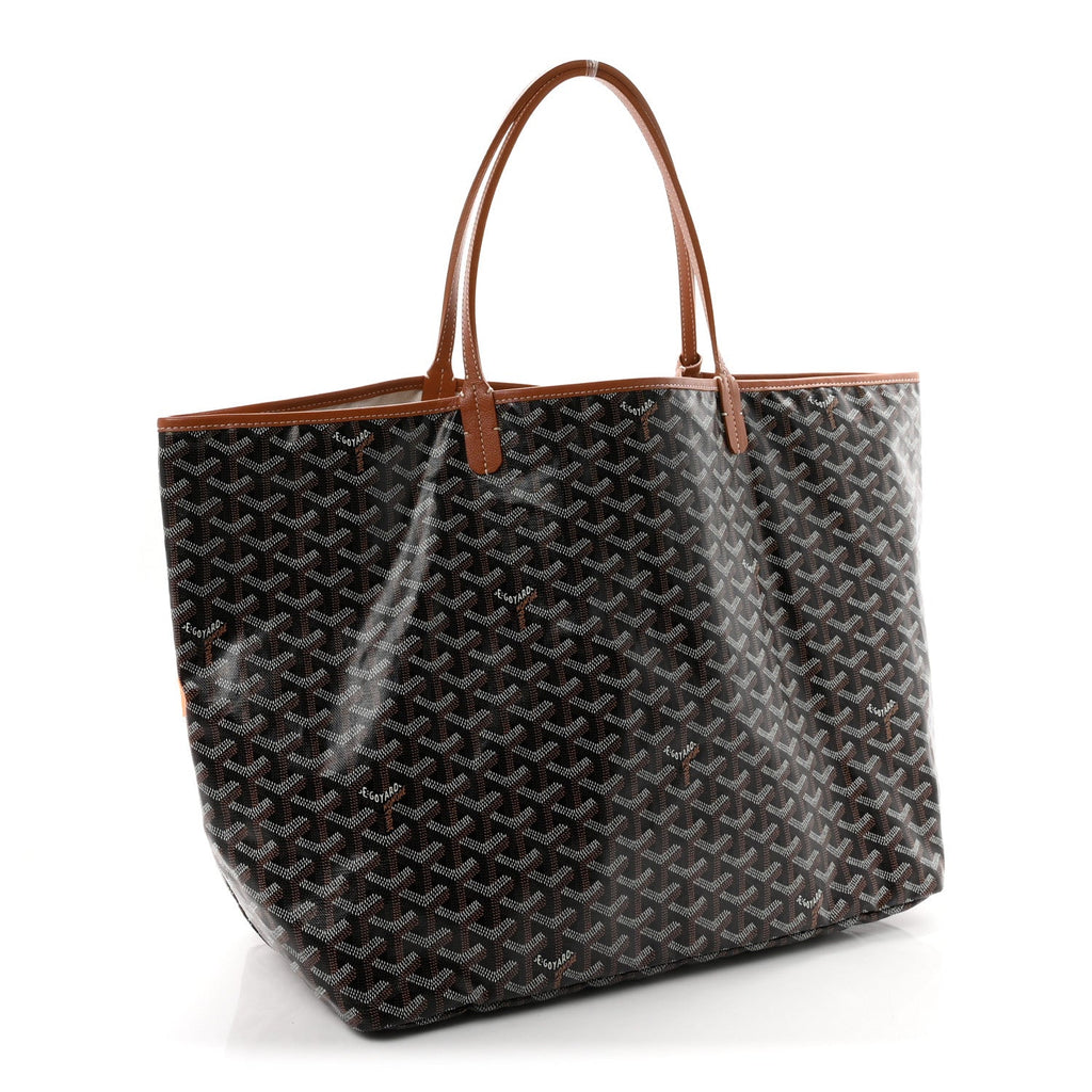 Goyard Goyardine Saint Louis GM Black Gold