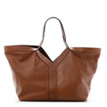 Saint Laurent Calfskin Y Tote Brick