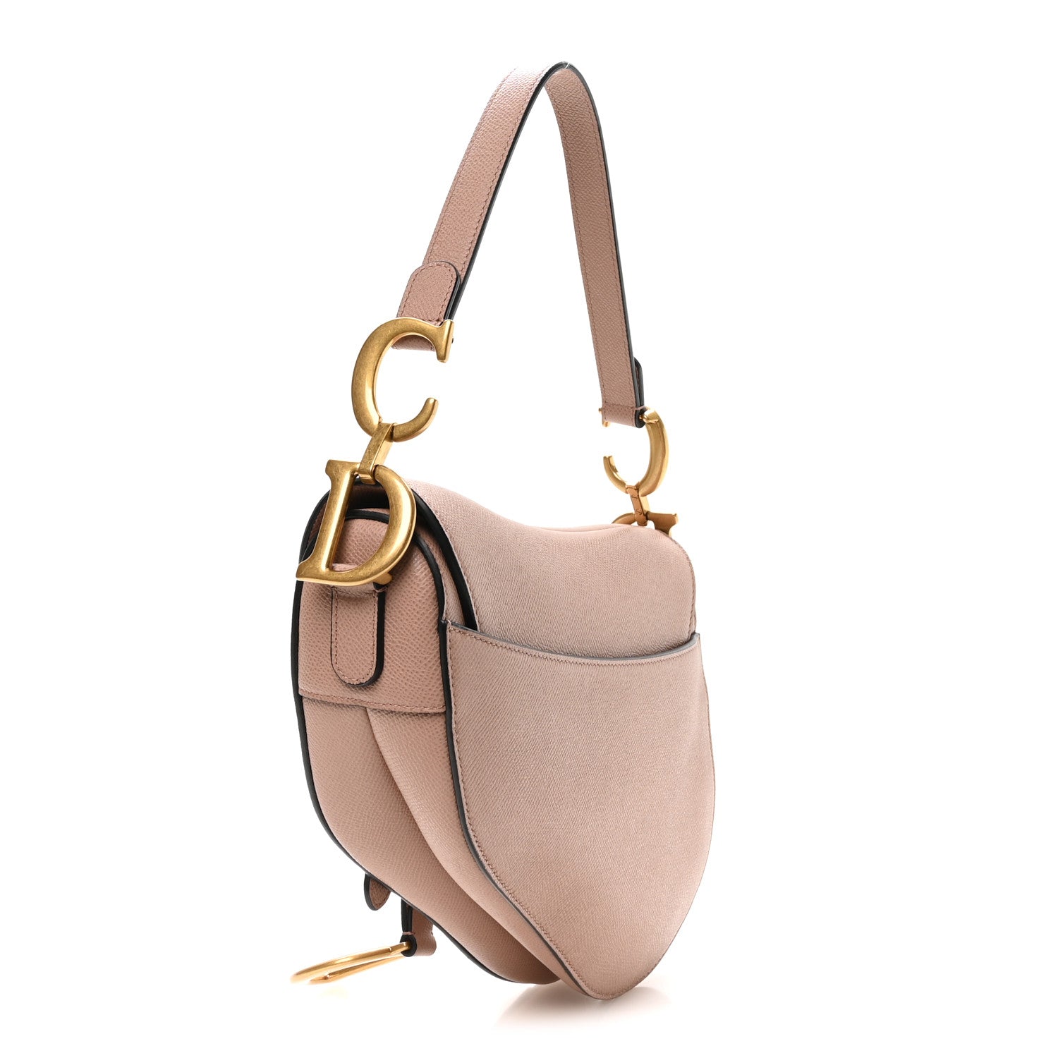 Dior Grained Calfskin Saddle Bag Fard