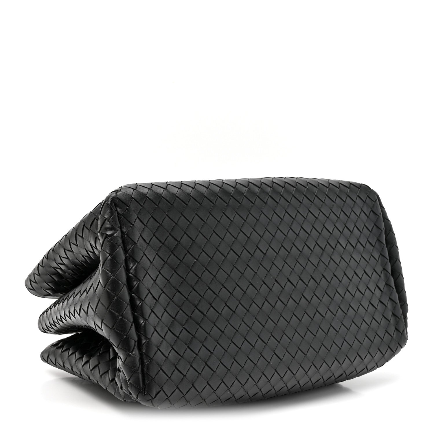 Bottega Veneta Small Intrecciato Small Roma Tote Black