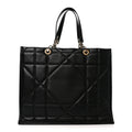 Dior Calfskin Archicannage Large Essential Tote Black