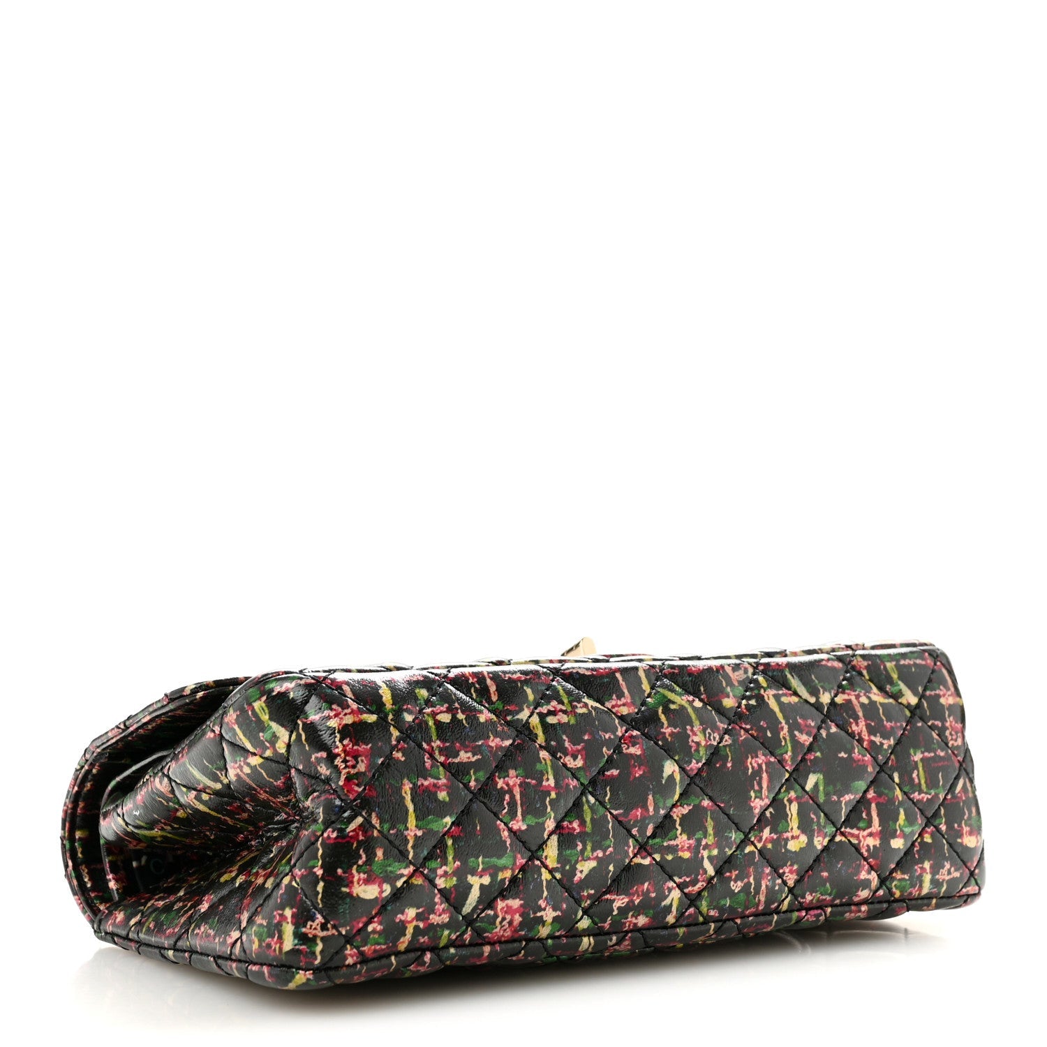 Chanel Tweed Printed Lambskin Quilted 2.55 Reissue 225 Flap Multicolor