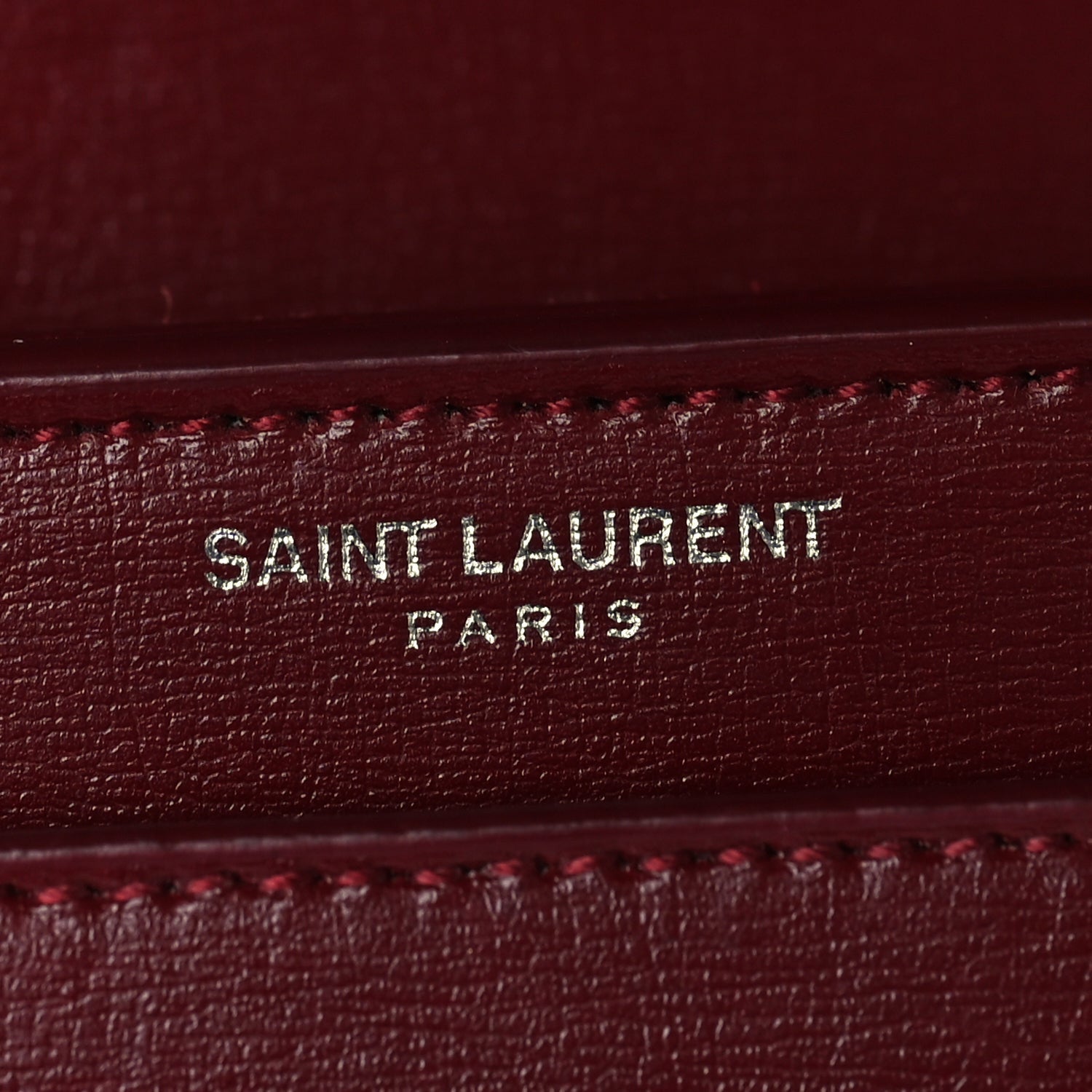 Saint Laurent Calfskin Medium Monogram Sunset Palissandre