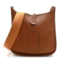 Hermès Taurillon Clemence Evelyne PM Gold