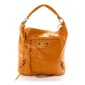 Balenciaga Agneau Classic Hardware Day Hobo Marigold