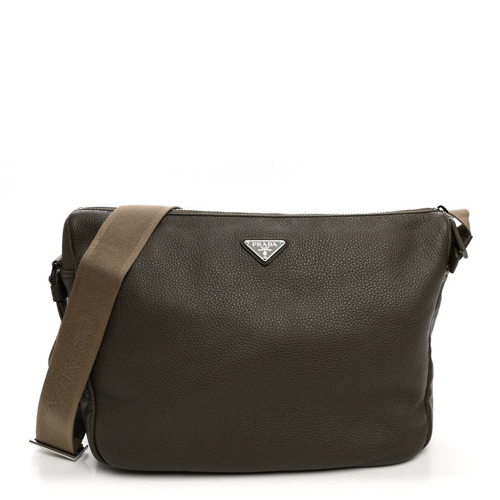 Prada Vitello Daino Medium Messenger Bag Bambu
