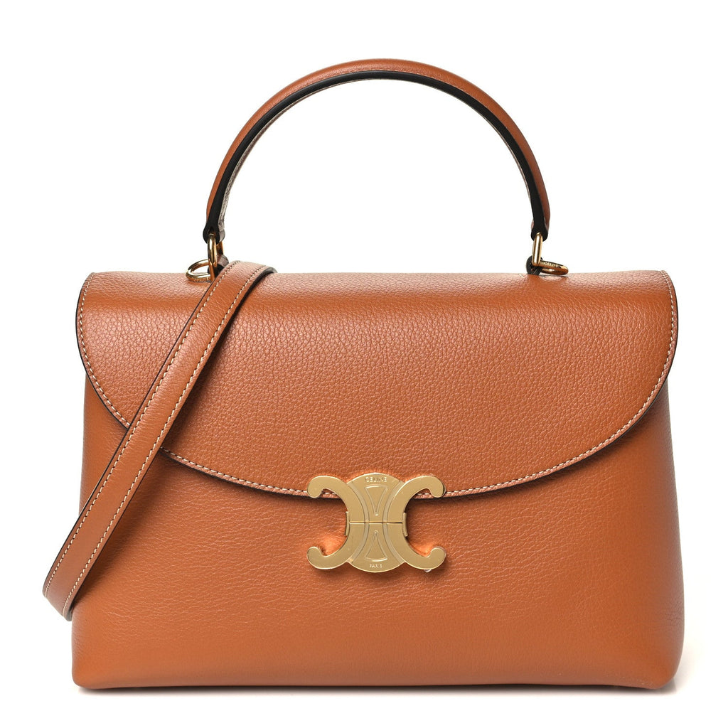 Celine Supple Grained Calfskin Medium Nino Tan