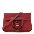 Hermès Taurillon Clemence Halzan 31 GM Rouge H
