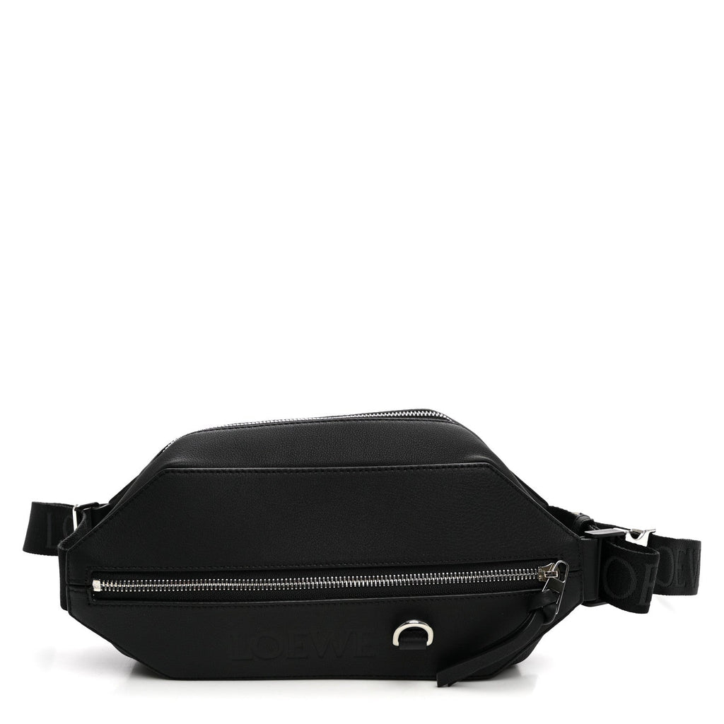 Loewe Classic Calfskin Convertible Sling Bag Black