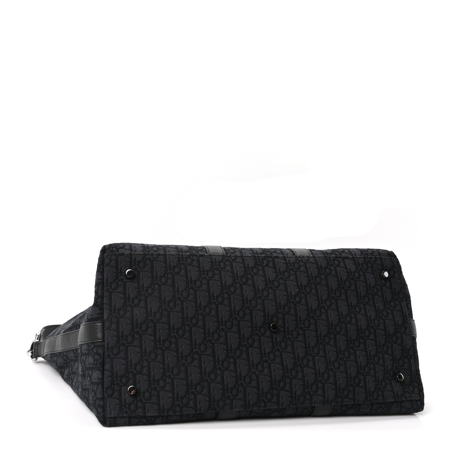Dior Maxi Oblique Jacquard Weekender 40 Black