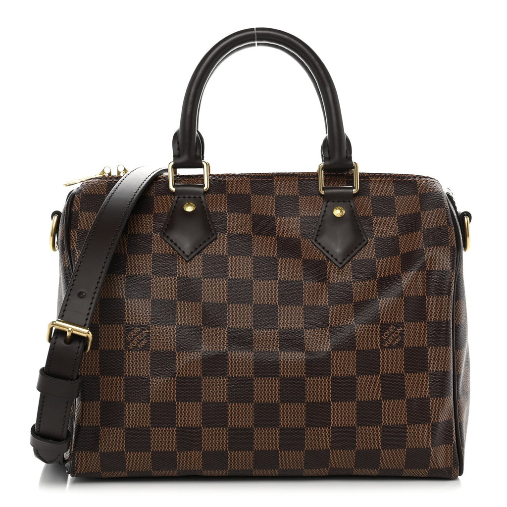 Louis Vuitton Damier Ebene Speedy Bandouliere 25