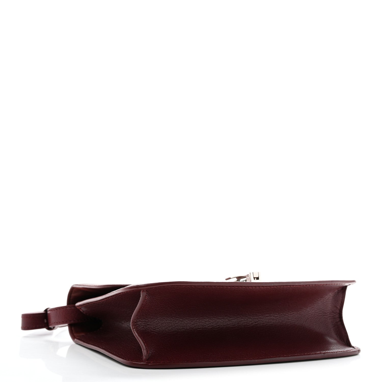 The Row Goatskin The Sofia 8.75 Crossbody Burgundy