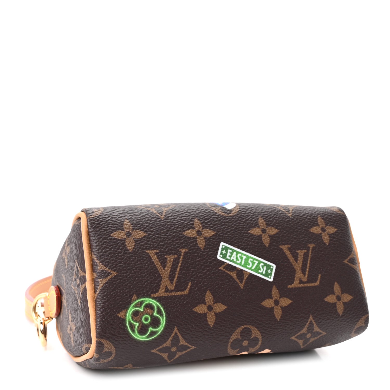 Louis Vuitton Monogram 57th Street NYC Nano Speedy Yellow Cab