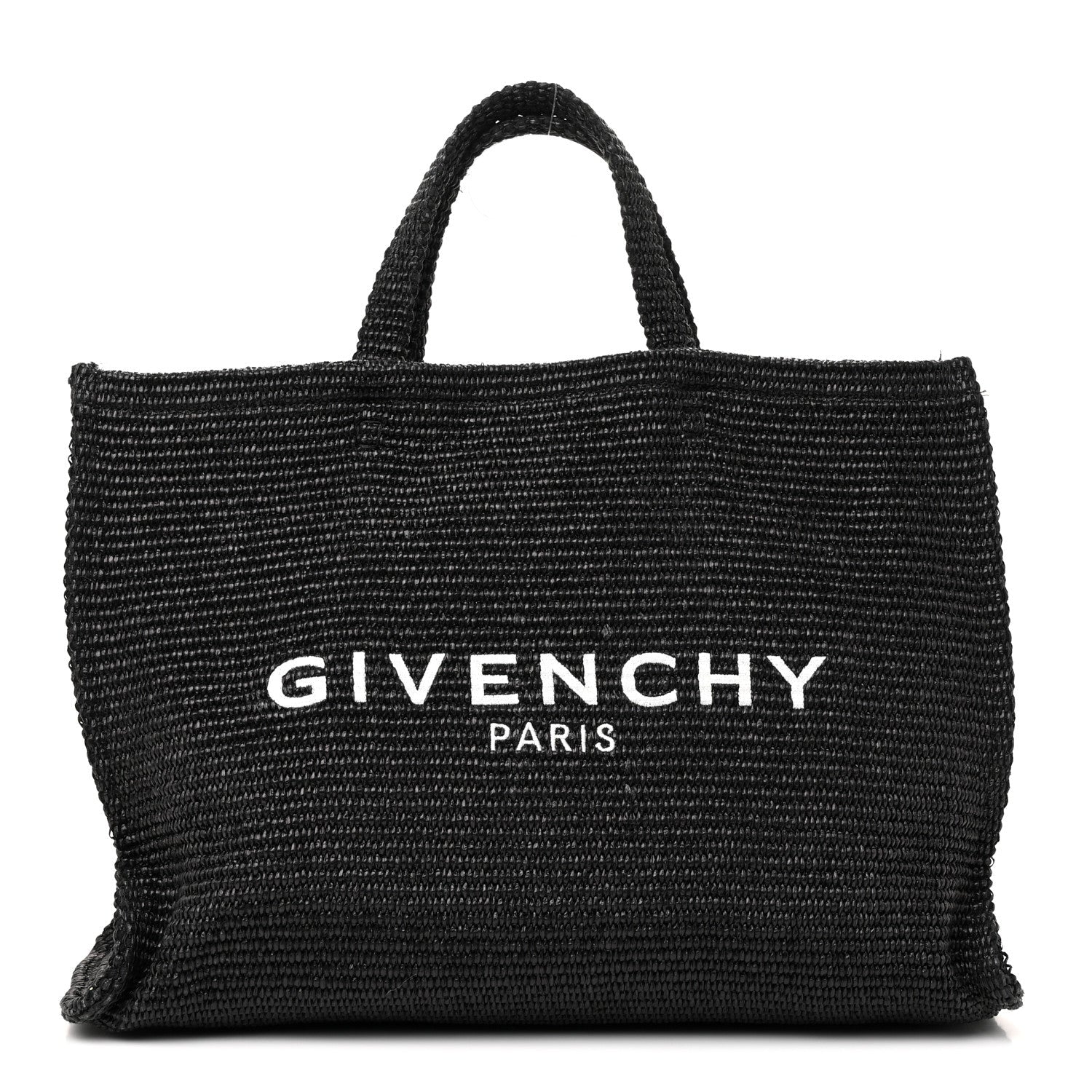 Givenchy Raffia Medium G Tote Black