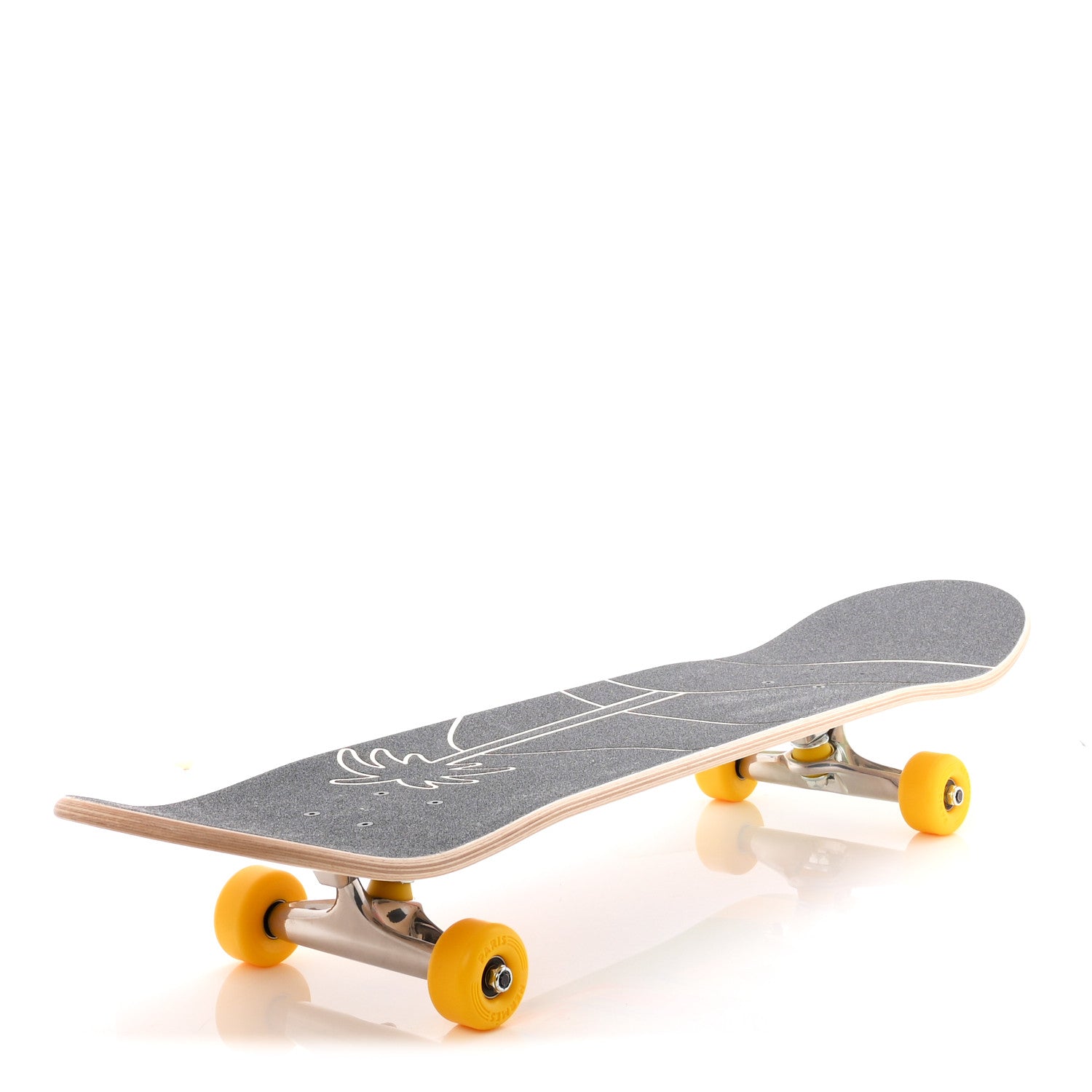 Hermès Beech Wood Street Skateboard Jaune