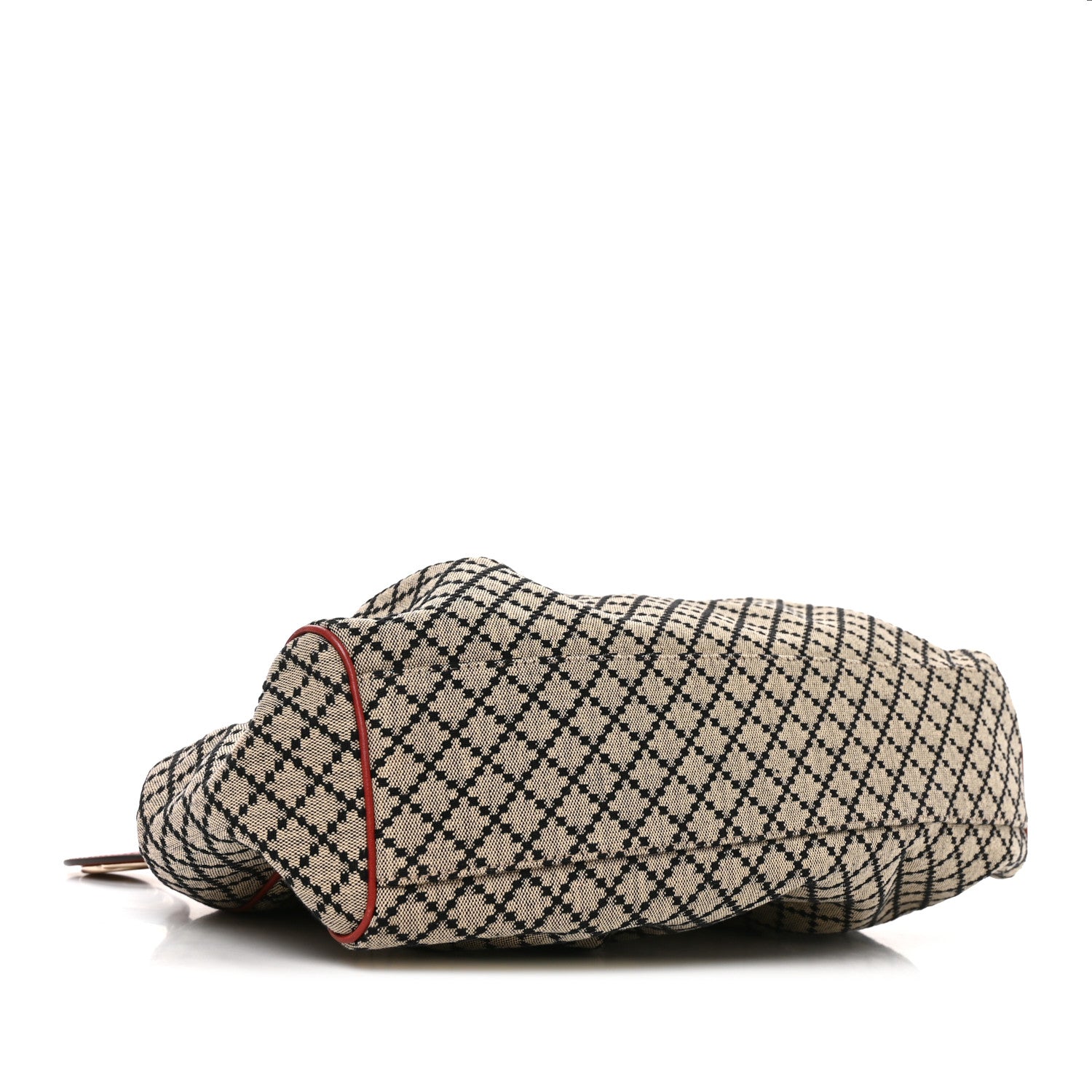 Gucci Diamante Medium Sukey Tote Brown