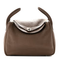 Hermès Taurillon Clemence Lindy 30 Etoupe