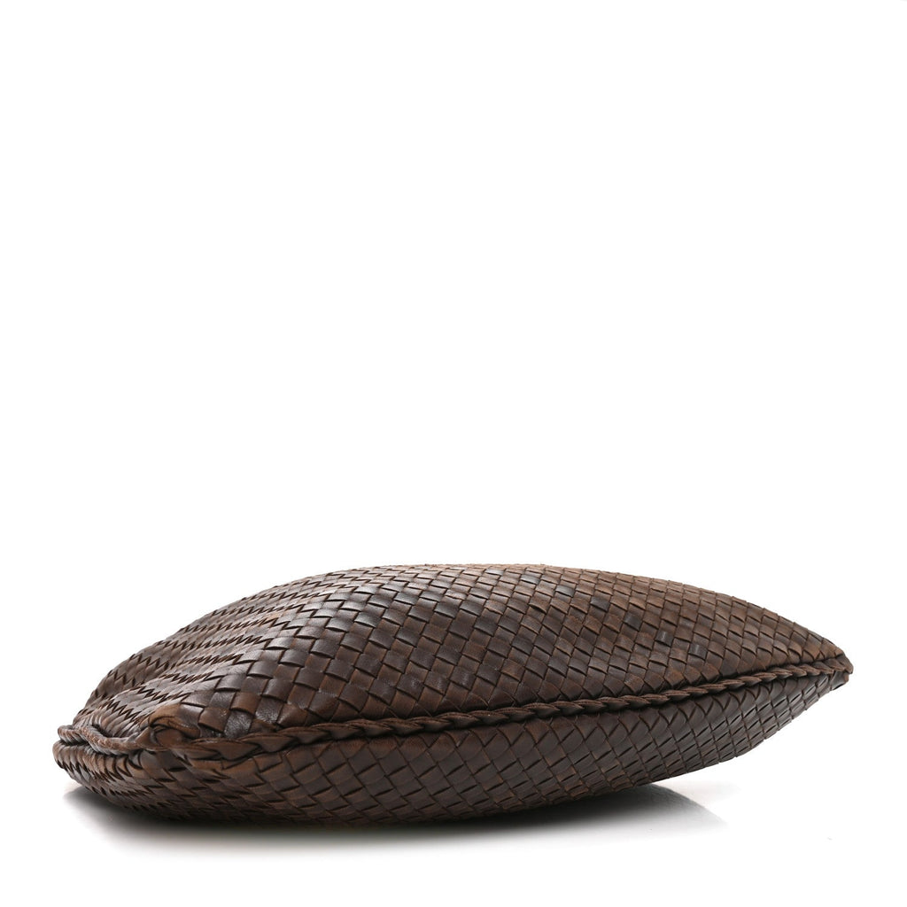 Bottega Veneta Nappa Intrecciato Large Veneta Hobo Ebano
