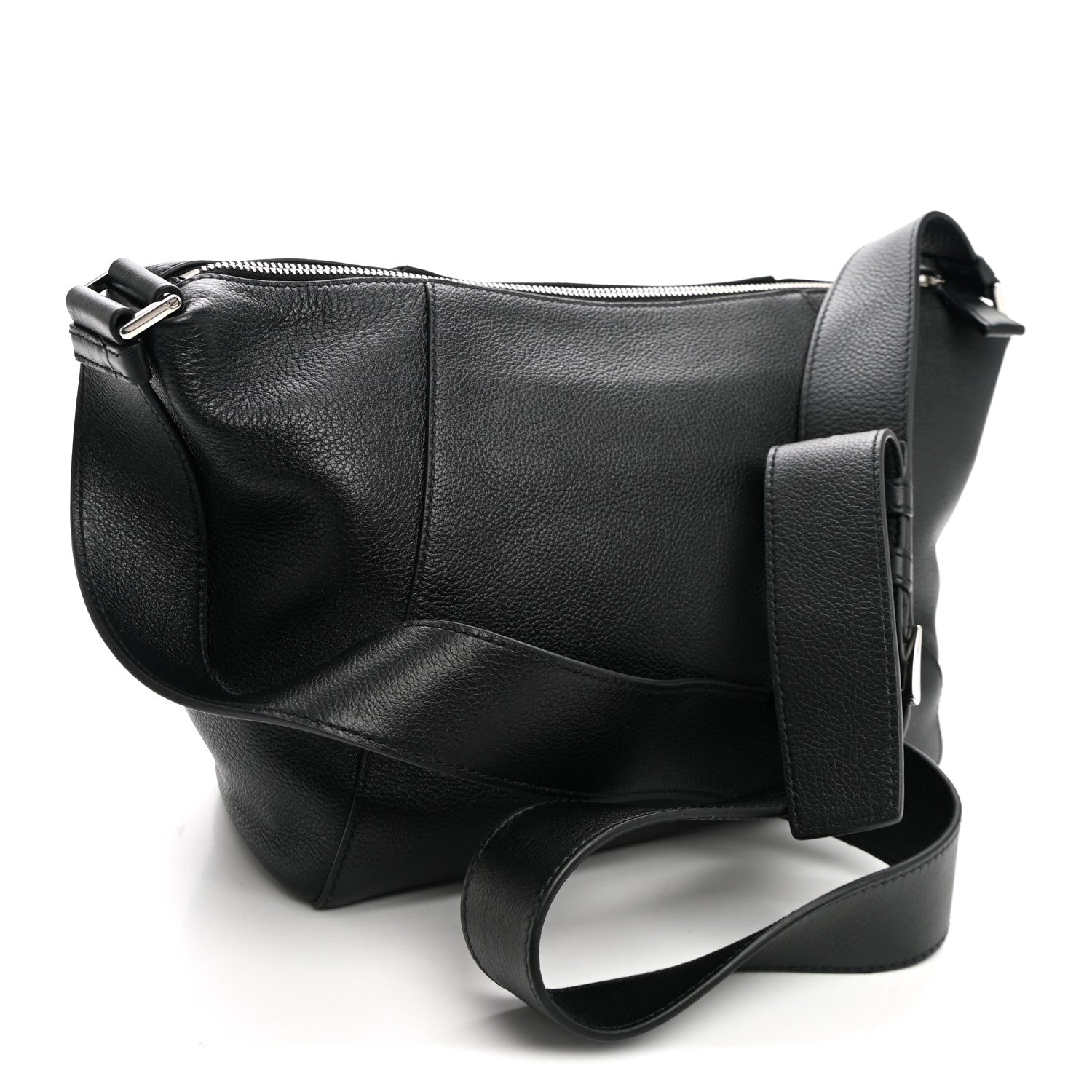 Prada Vitello Daino Messenger Bag Black