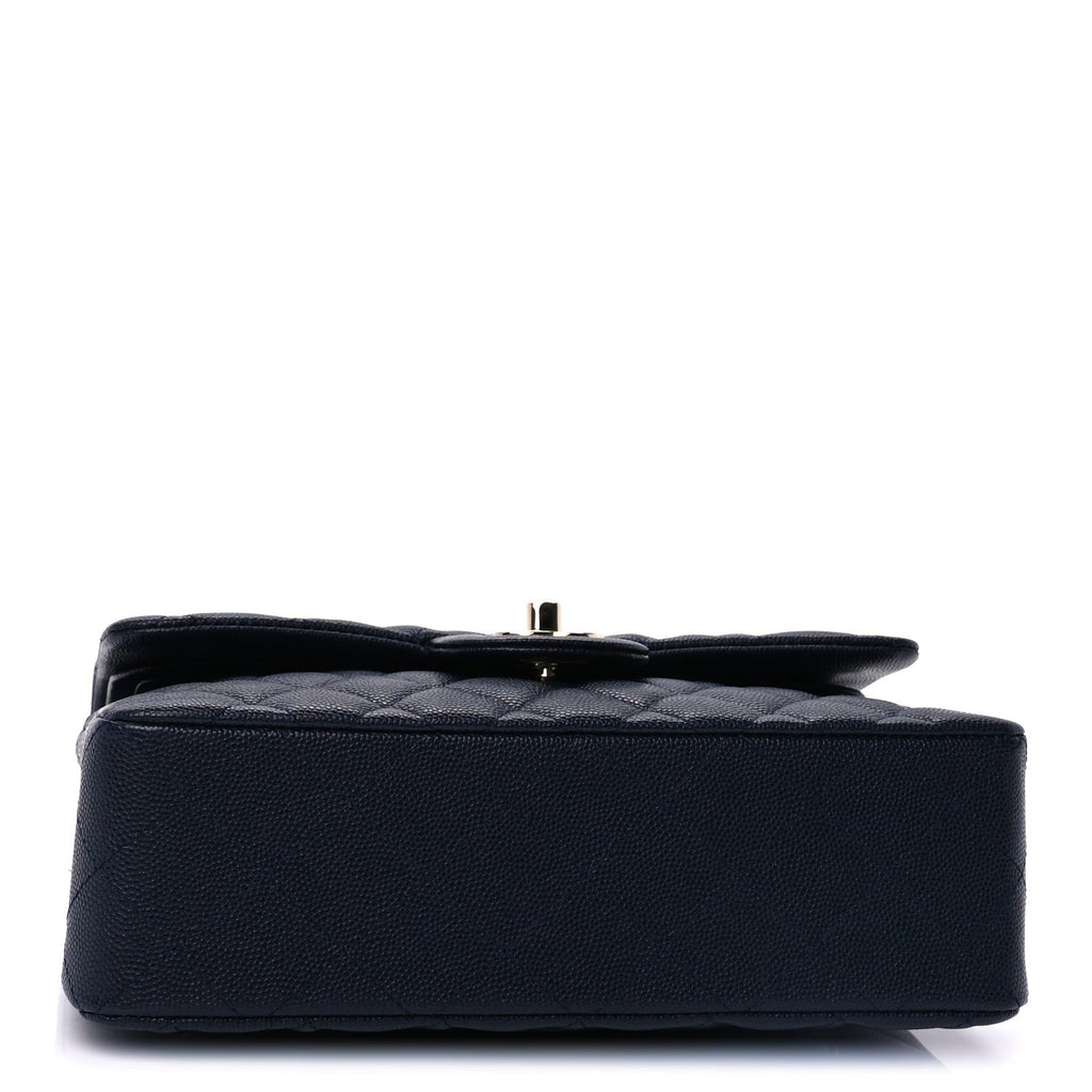Chanel Caviar Quilted Small Double Flap Dark Navy