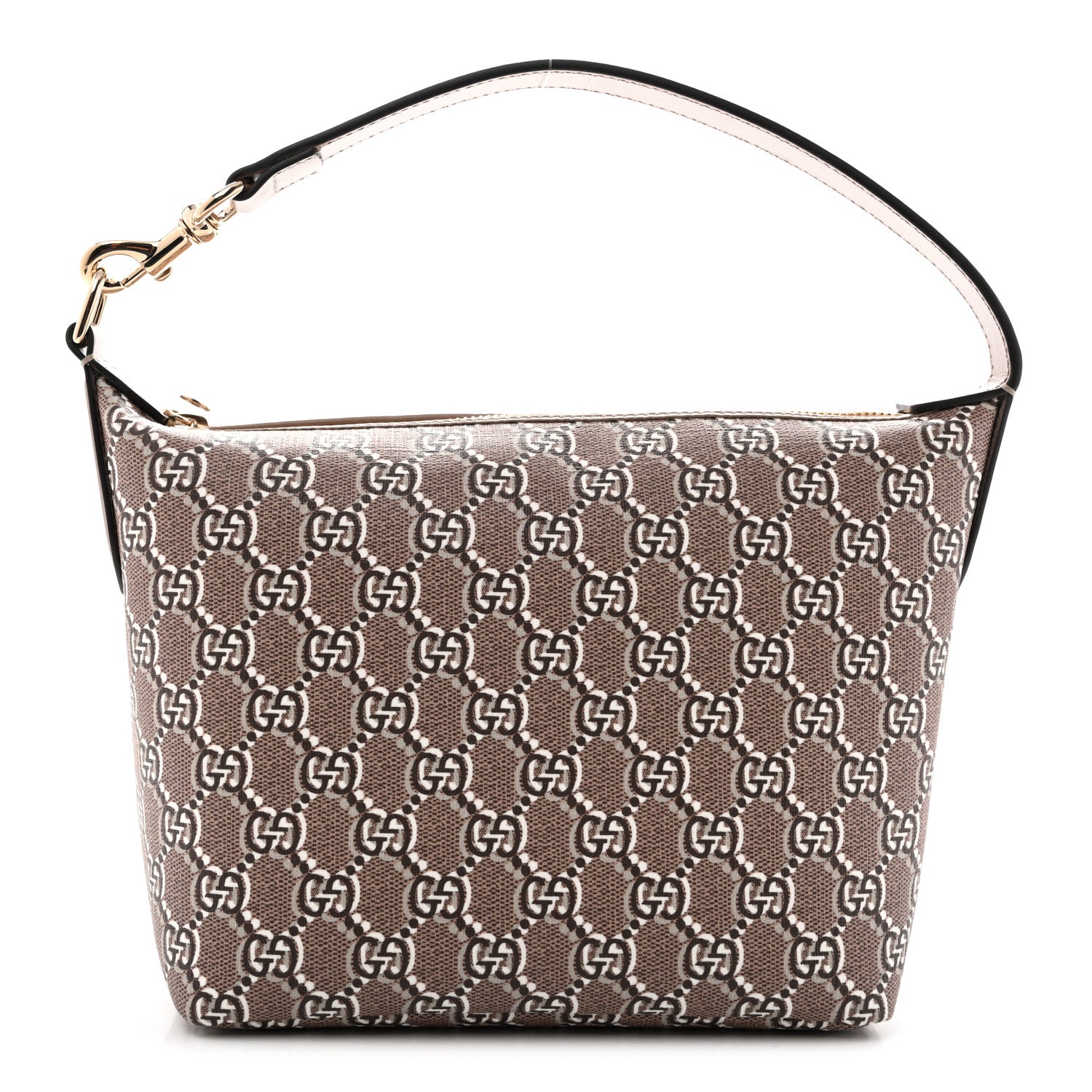 Gucci GG Shadow Monogram Super Mini Ophidia Shoulder Bag Taupe