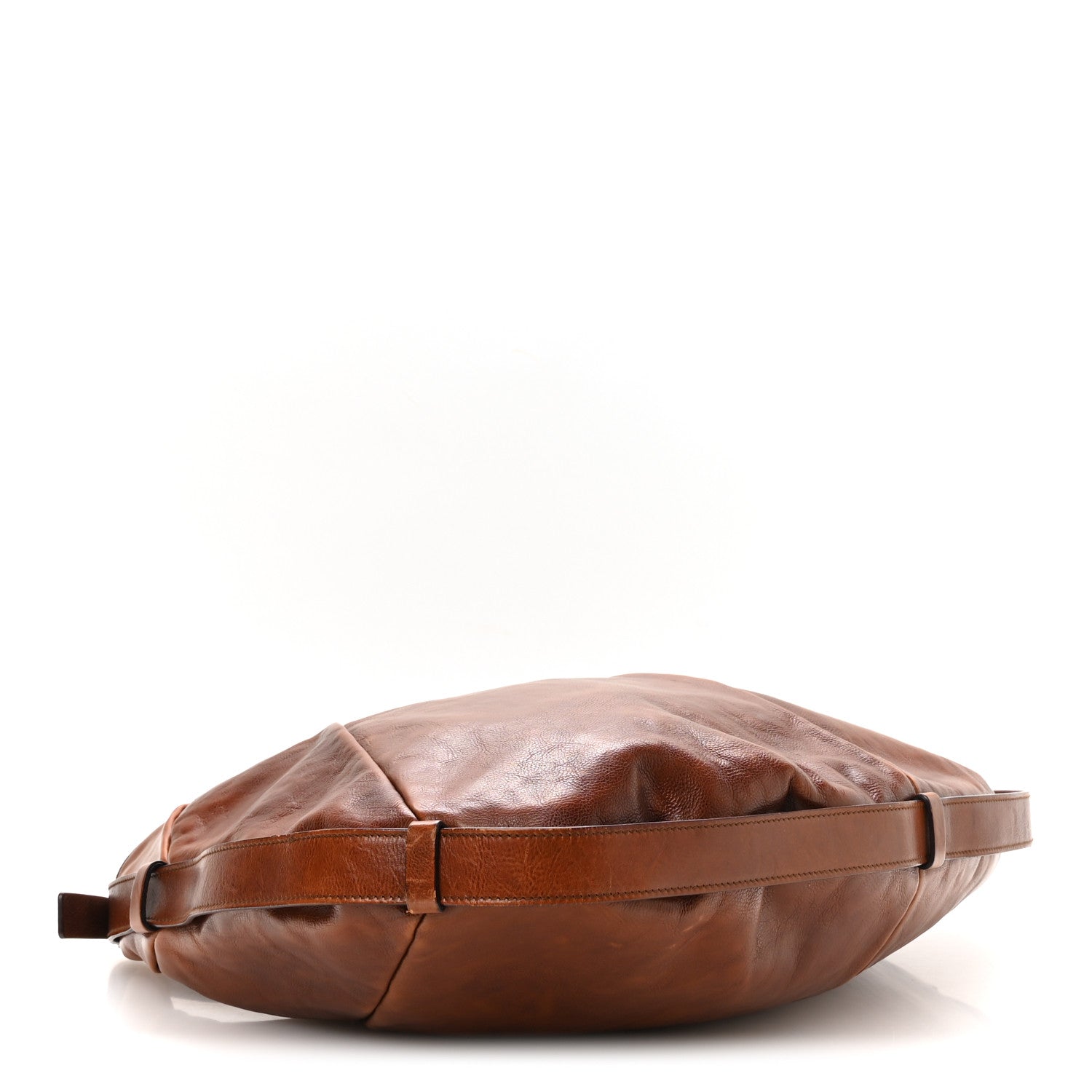 Saint Laurent Buffalo Mombasa Horn Hobo Brown