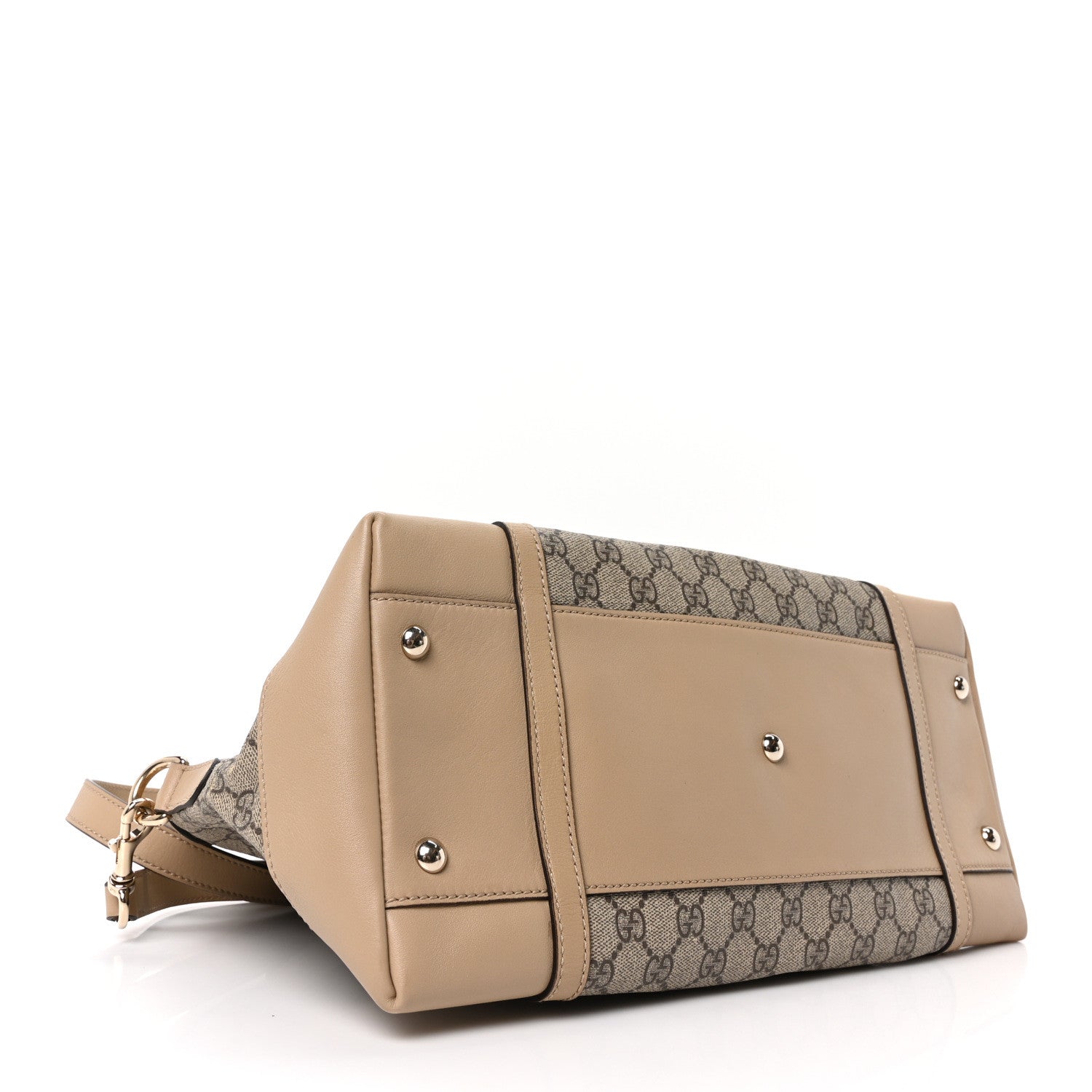 Gucci GG Supreme Monogram Medium Nice Top Handle Dome Bag Beige