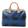 Louis Vuitton Monogram Kusama Town Speedy 30 Blue