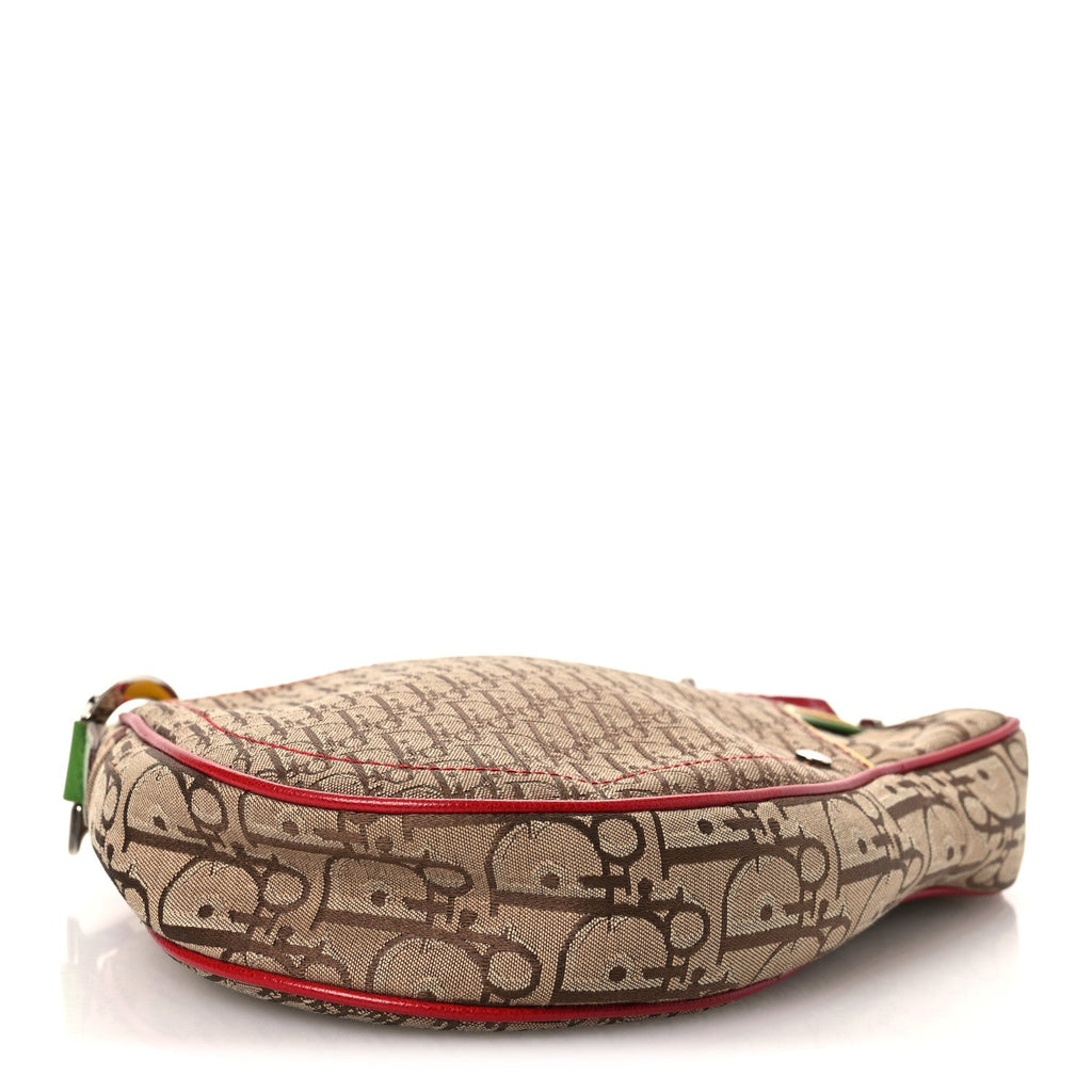 Dior Monogram Rasta Saddle Pochette Beige