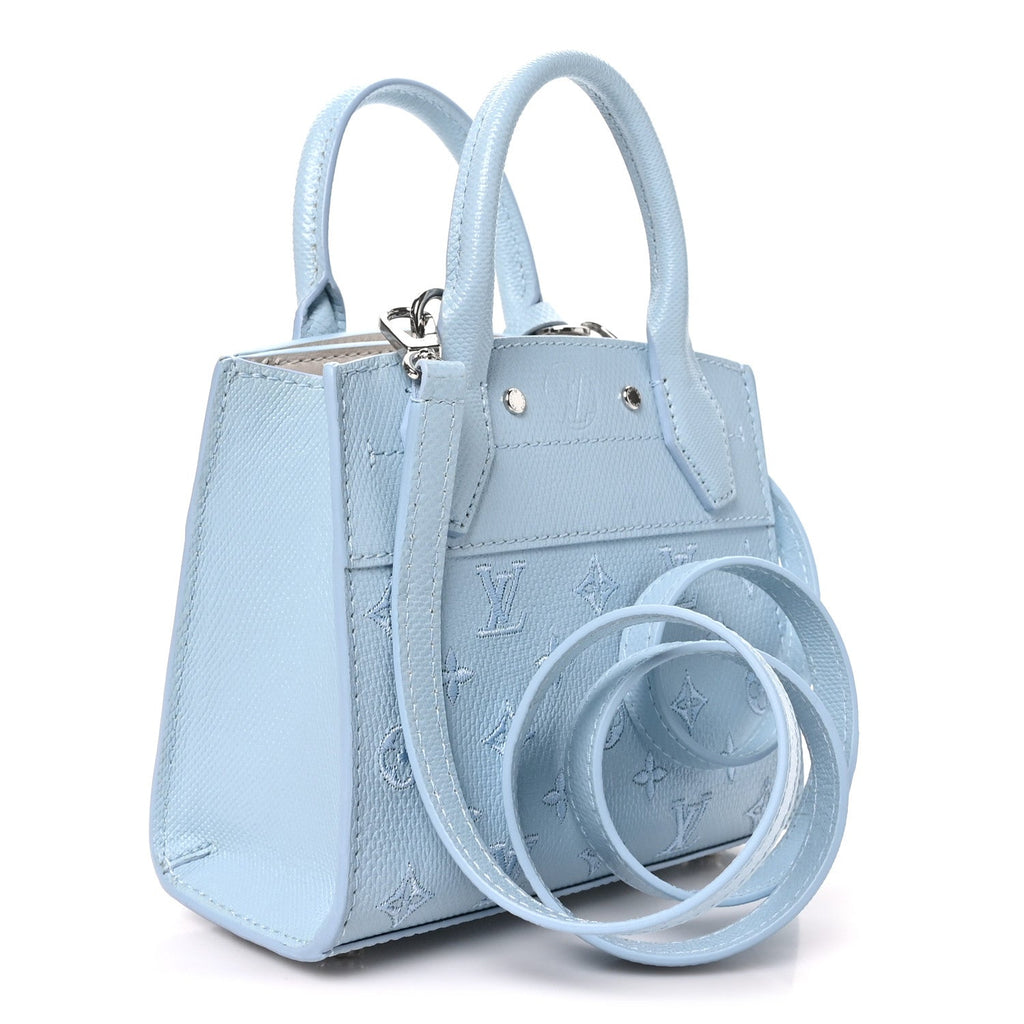 Louis Vuitton Karung Mini City Steamer Light Blue