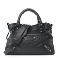 Balenciaga Agneau Giant 12 Silver Hardware Town Gris Fossile