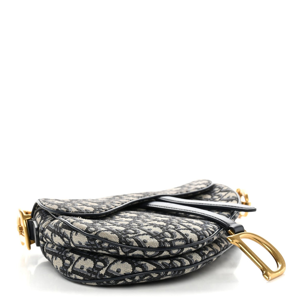 Dior Oblique Saddle Bag Blue