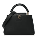 LV Capucines BB Taurillon Noir Black - front view