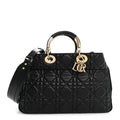 Dior Calfskin Cannage Large The Lady 95.22 Black