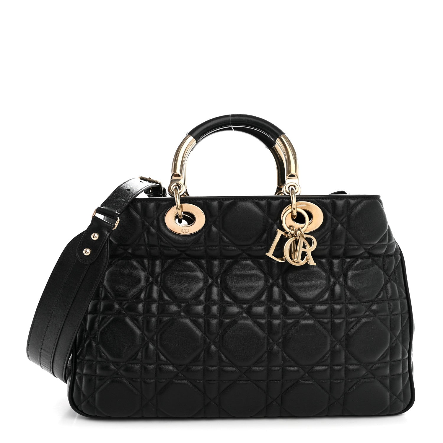 Dior Calfskin Cannage Large The Lady 95.22 Black